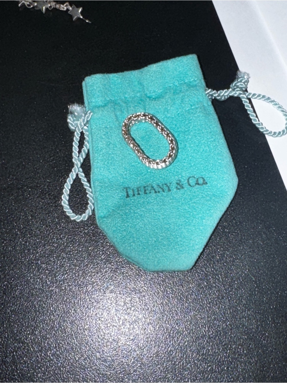 Tiffany & Co. Silver Mesh Band Ring - Picture 3 of 3